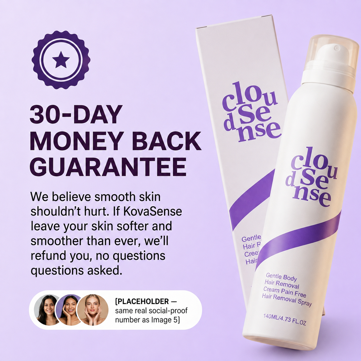 CloudSense™ – Hair Removal Cream
