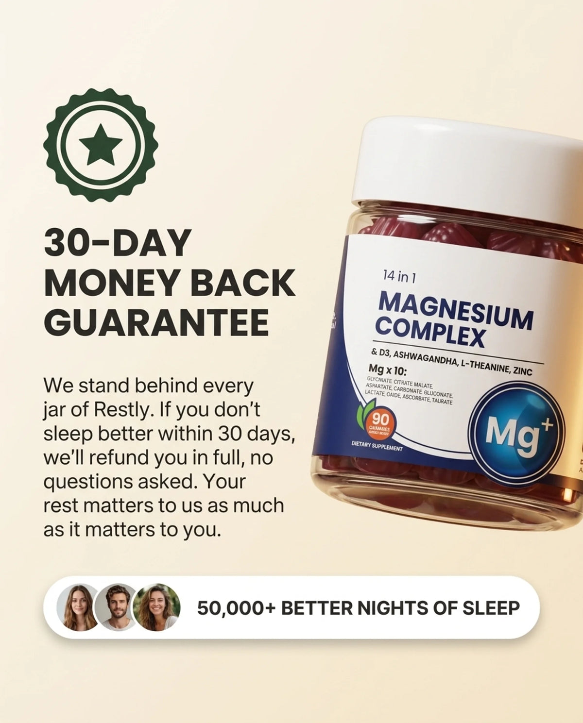 Restly Magnesium Complex Gummies