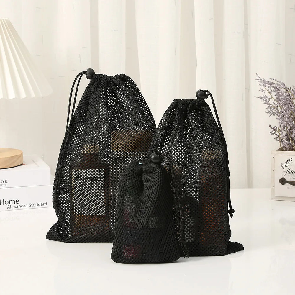 34*40Cm Booty Band Fitness Resistance Band Strength Training Hip Lifting Band Mesh Drawstring Bag Fashion Portable