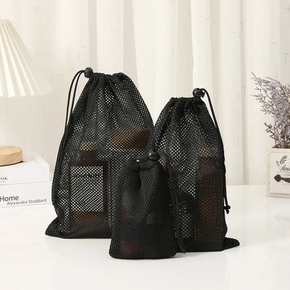 34*40Cm Booty Band Fitness Resistance Band Strength Training Hip Lifting Band Mesh Drawstring Bag Fashion Portable